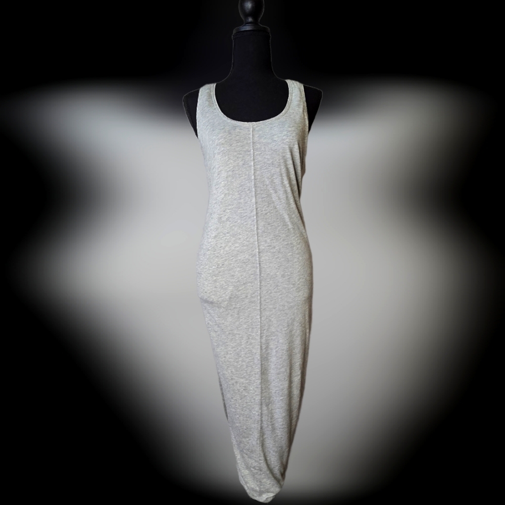 🩶HURLEY BRAND GRAY LINED JERSEY DRESS. SIZE M